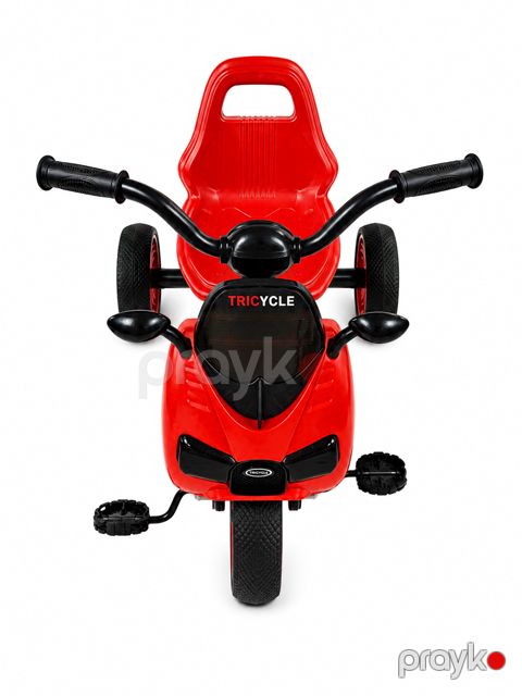 Uşaqlar üçün üçtəkərli velosiped, metal/plastik, qırmızı, 2-5 yaş — Bakı
