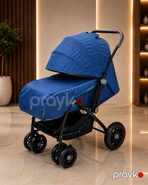 Uşaq arabası Velvet Royal VP033, göy — Bakı