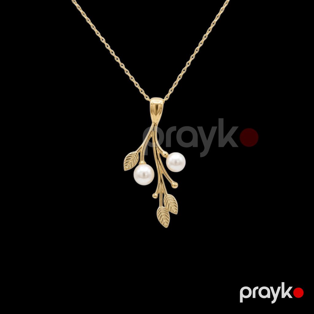 Boyunbağı qadınlar üçün 10454, qızıl 585 əyar VJ304773 — Mallar, Bakı (2)