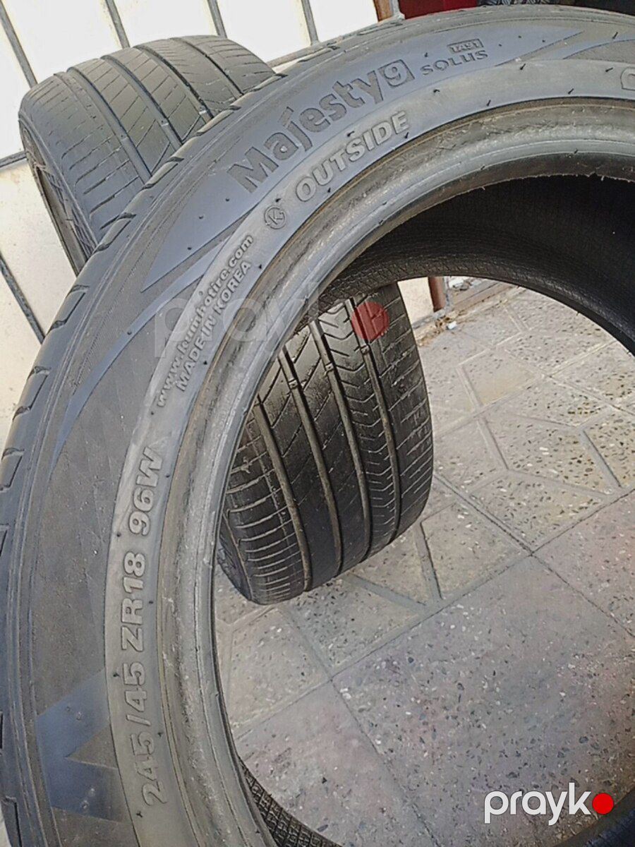 Kumho şinləri 245/45 R18 — Ehtiyat hissələri və aksesuarlar, Bakı (4)