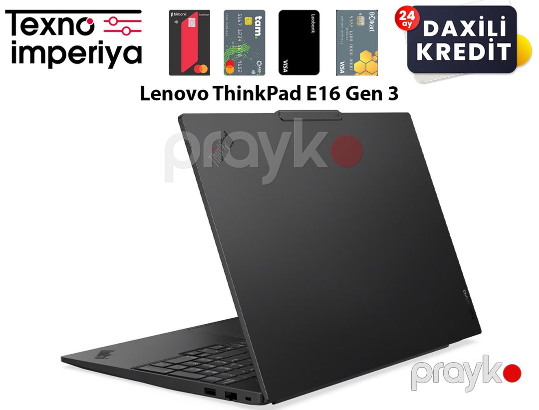 Lenovo ThinkPad E16 Gen 3 21SR0033US — Noutbuklar, Bakı (4)