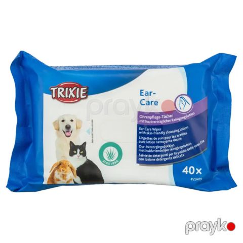 Nəm salfetlər Trixie 29419, itlər və pişiklər üçün, 40 əd — Bakı