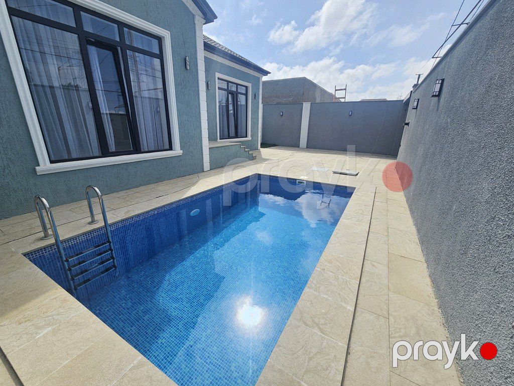 Satılır 4 otaqlı həyət evi/bağ evi 130 m² — Ev, villa, Bakı (4)
