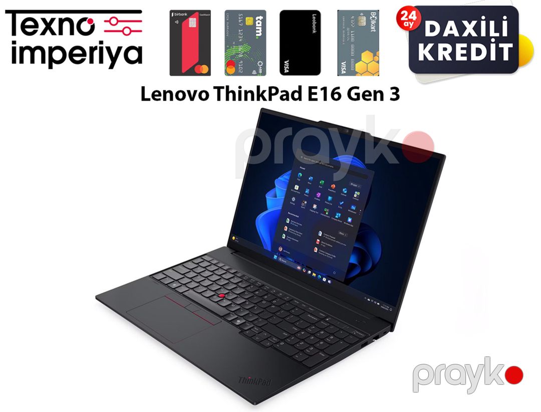 Lenovo ThinkPad E16 Gen 3 21SR0033US — Noutbuklar, Bakı (3)