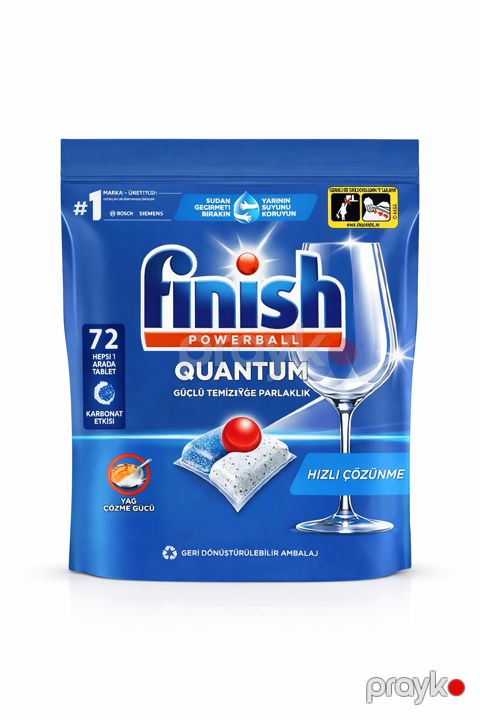 Qabyuyan maşın üçün tabletlər Finish Powerball Quantum 72 əd — Bakı