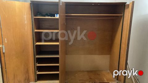 İşlənmiş, 3 qapılı, Qəhvəyi, Taxta, Açılan, Düz dolab — Bakı