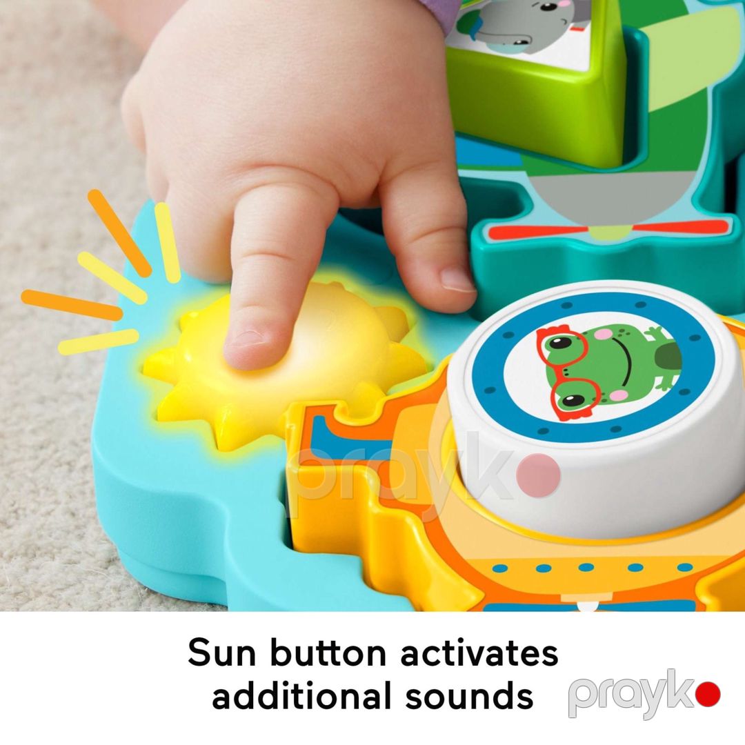 İnkişaf etdirən oyuncaq Mattel HRP31 Fisher-Price The Shapes & Sounds, 1-5 yaş — Mallar, Bakı (3)
