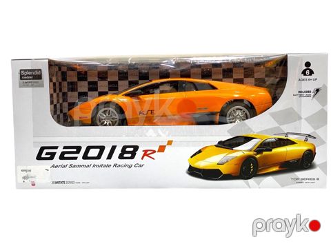 Radio ilə idarə olunan avtomobil Lamborghini M6715, 26.5 sm, 6 yaşdan, narıncı — Bakı