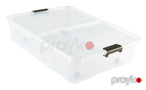 Saxlama üçün konteyner Jysk Home Box, şəffaf, 56x70x19 sm — Bakı