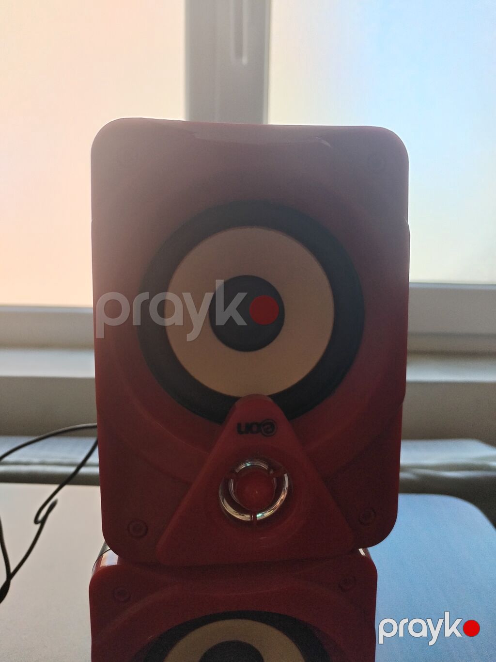 USB gücləndirməli mini stolüstü akustika (2 ədəd) - Brend: Ufo (ön — Dinamiklər və akustik sistemlər, Sumqayıt (2)