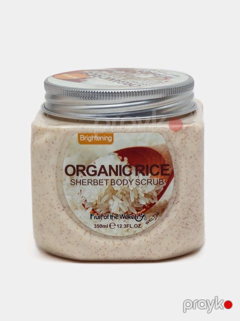 Bədən üçün skrab Wokali Rice Sherbet Body Scrub düyü ilə 350 ml — Bakı