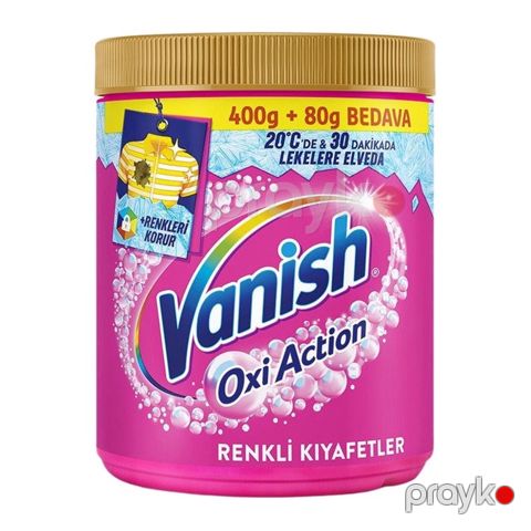 Ləkə çıxaran Vanish Oxi Action, rəngli paltarlar ücün, 480 q — Bakı