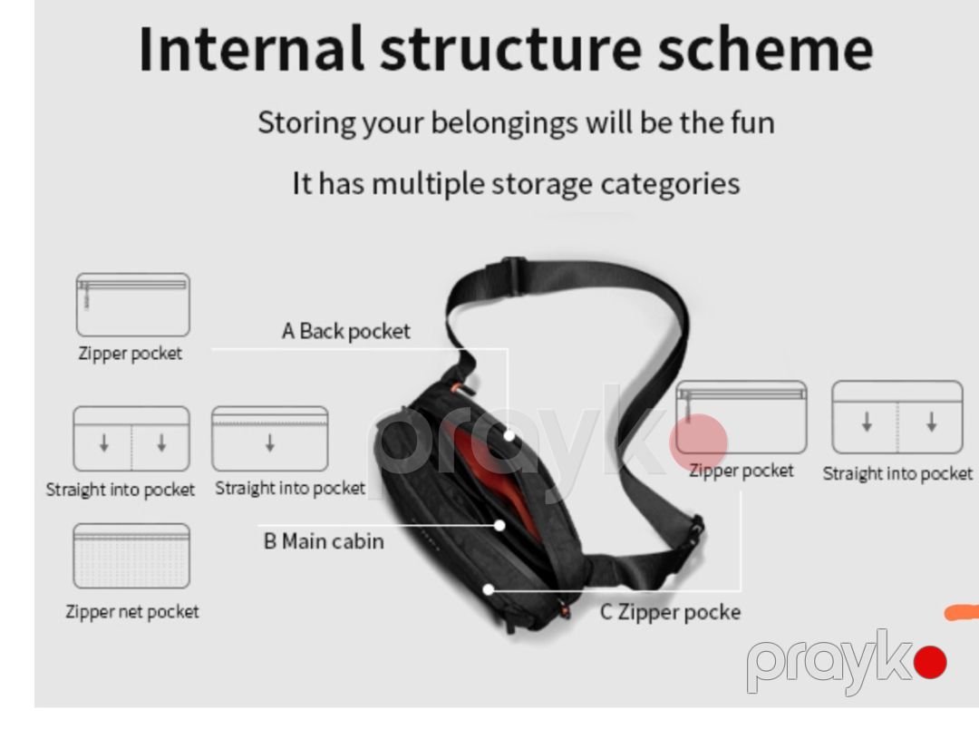 Kingsons Urban Ride Lite Sling çantası — Şəxsi əşyalar, Bakı (6)