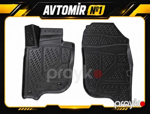 Mitsubishi L200 2014-2023 salon rezin ayaqaltısı — Bakı