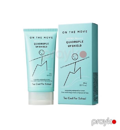 Солнцезащитный крем Too Cool For School On The Move Quadruple UV Shield SPF 50+ PA 80 ml — Bakı