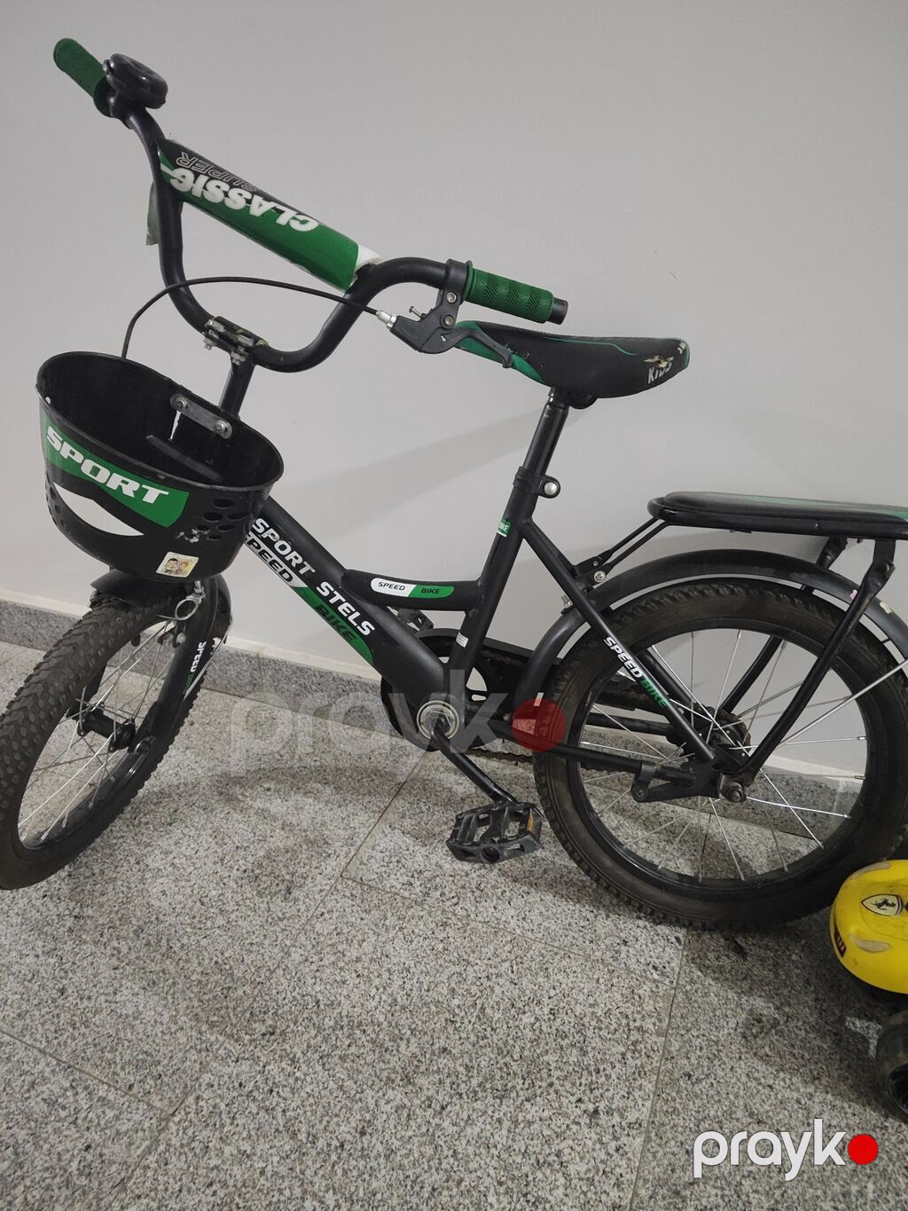 Uşaq velosipedi – Stels Speed Bıke (qara-yaşıl) Xüsusiyyətlər — Uşaq velosipedləri, Bakı (5)