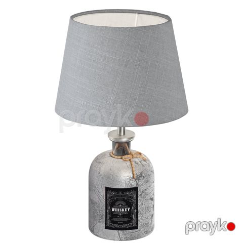 Masaüstü lampa Eglo Mojada 49667, gümüşü — Bakı