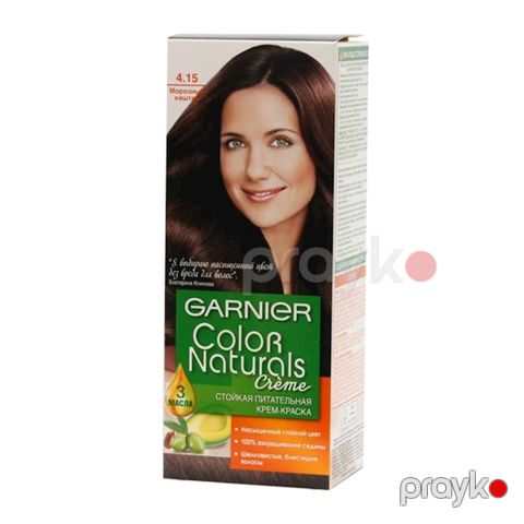 Saç boyası Garnier Color Naturals 4.15 Buz şabalıd 110 ml — Bakı