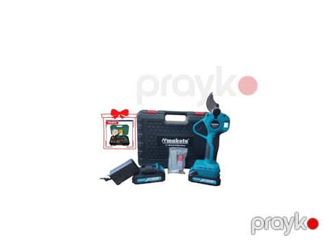 Bağban qayçısı Tmakota TM-S32 elektrik, 25 sm, mavi, PVC tutacaq - Tmakota_TM-S32_Rmerd — Bakı