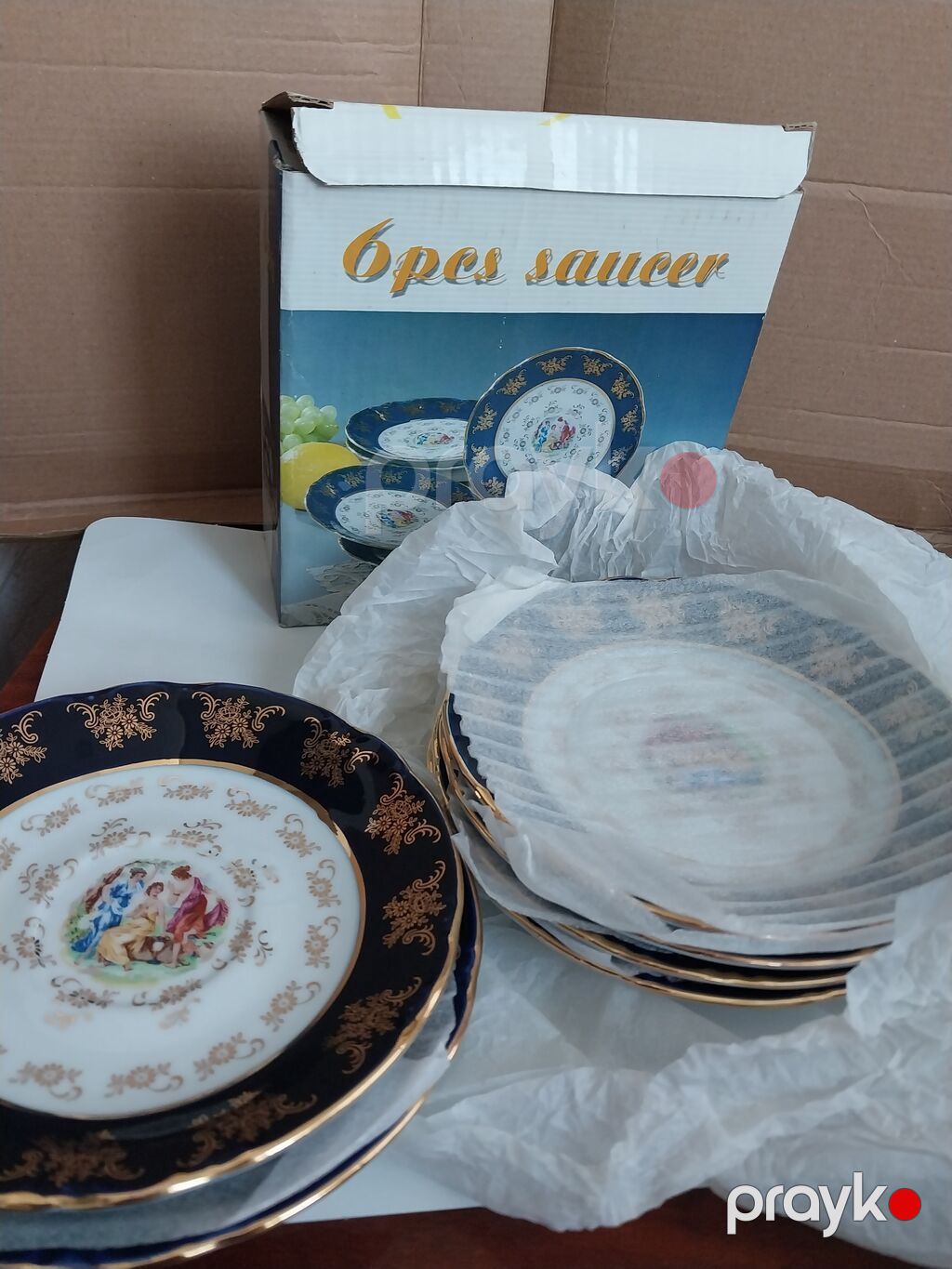 MZ Czech Republic marka qab dəsti – 6 ədəd sous boşqabı (6 pcs — Süfrə qabı, Bakı (2)