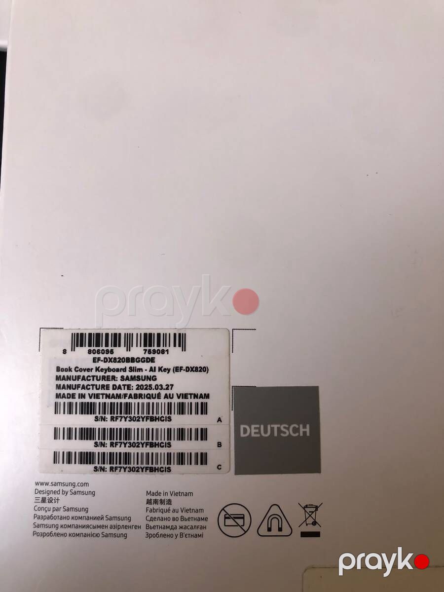 Samsung Galaxy Tab S10+ Book Cover Keyboard Slim- Aİ Key — Planshetlər, Bakı (4)