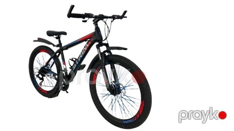 Dağ velosipedi Velostrim XT2600, göy/qırmızı, ölçü 24 — Bakı