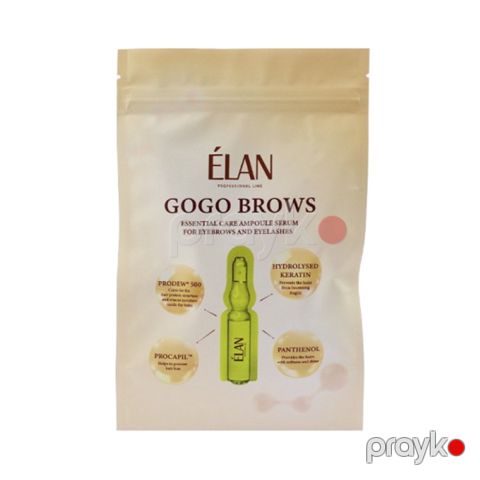 Qaş və kirpik baxımı üçün zərdab Elan Gogo Brows, 10 əd x 1 ml — Bakı