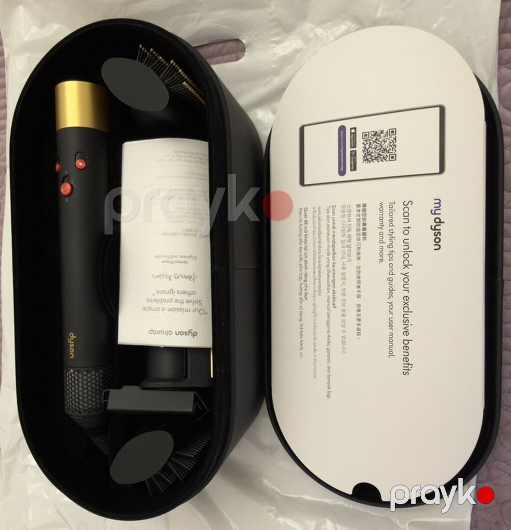New Dyson Airwrap Multistyler HS05 Onyx Goldkontakt home-dan 1700 m — Saç burmağa və düzəltməyə, Bakı (5)