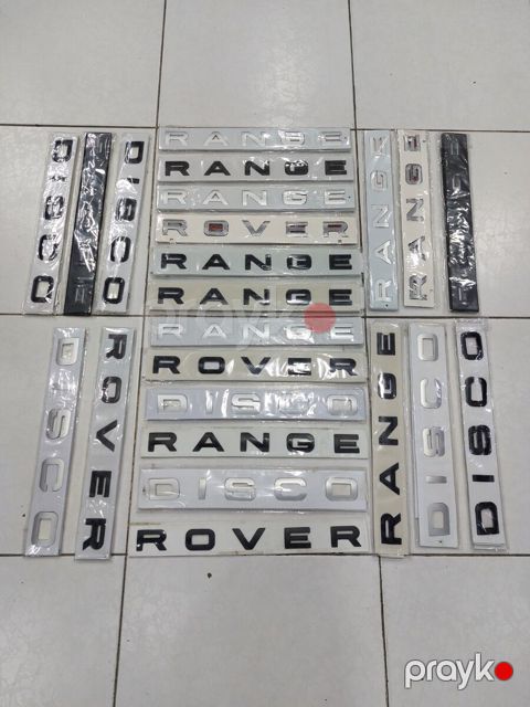 Land Rover Discovery və Range Rover kapot yazıları — Bakı