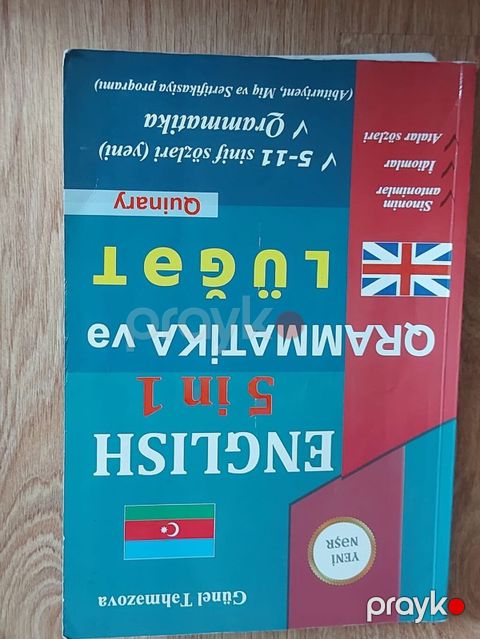Məhsul: “English 5-inci sinif – Qrammatika və Lüğət” kitabı Müəllif — Bakı