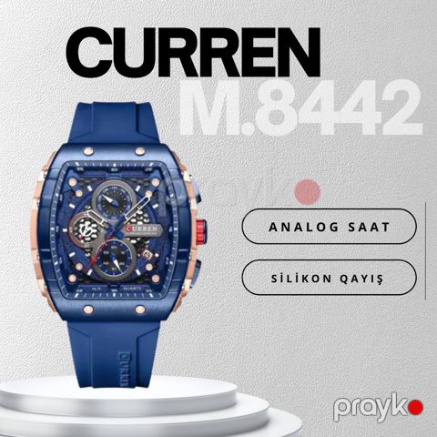 Qol saatı Curren M.8442 Dark Blue — Bakı