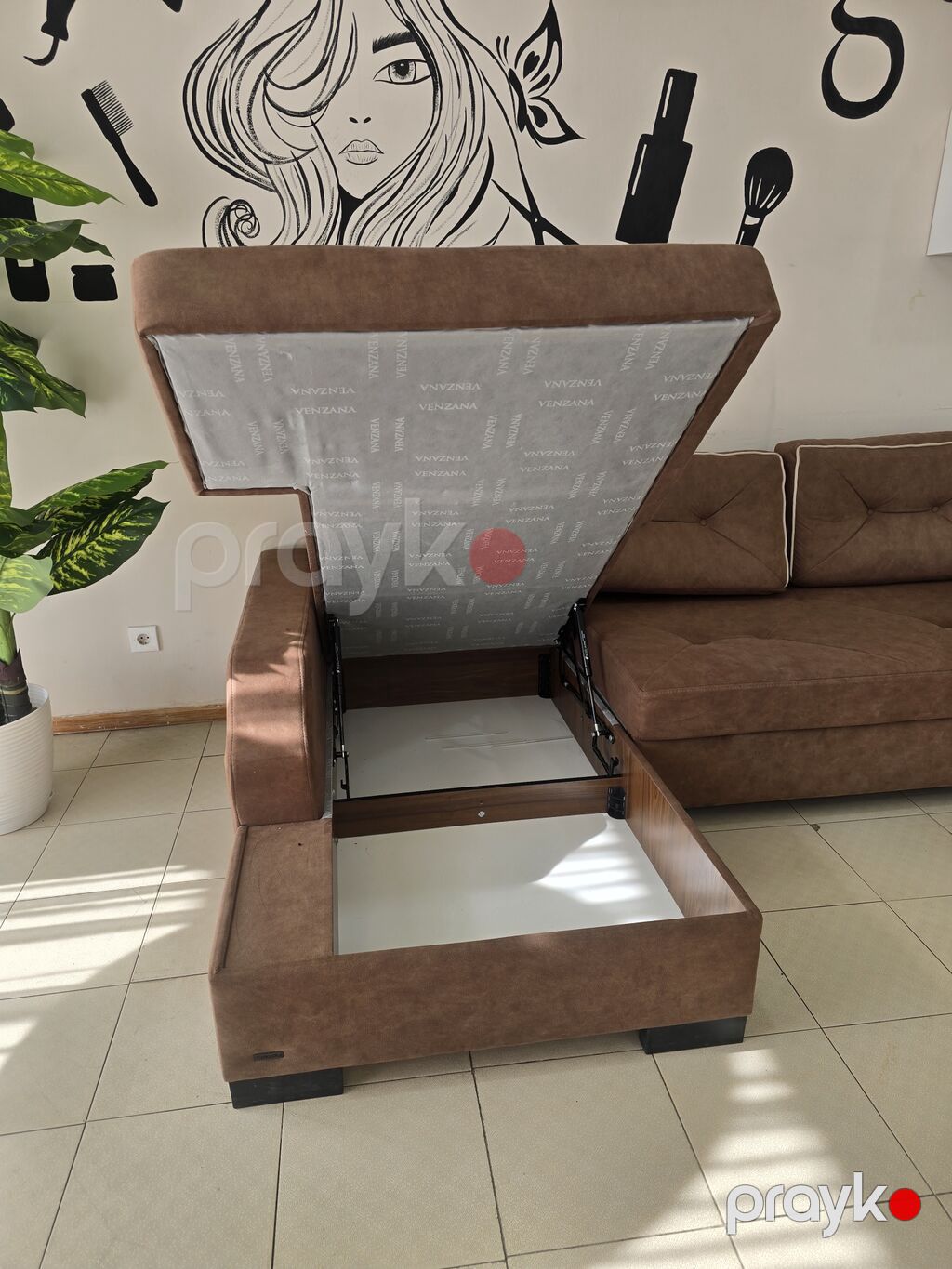 Künc divan, İşlənmiş, Bazalı, Parça — Divanlər, Bakı (10)