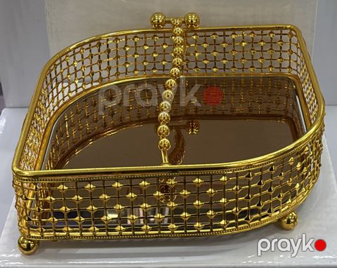 Salfet qabı, 1 əd, metal, qızılı — Bakı