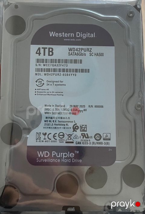 Western Digital HDD 4TB — Bakı