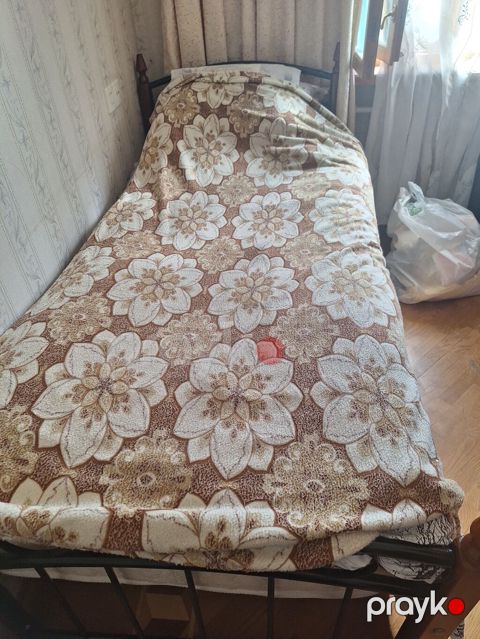 2 ədəd Tək nəfərlik dəmir çarpayı - Ölçü: təxmini 90×190 sm tək — Bakı