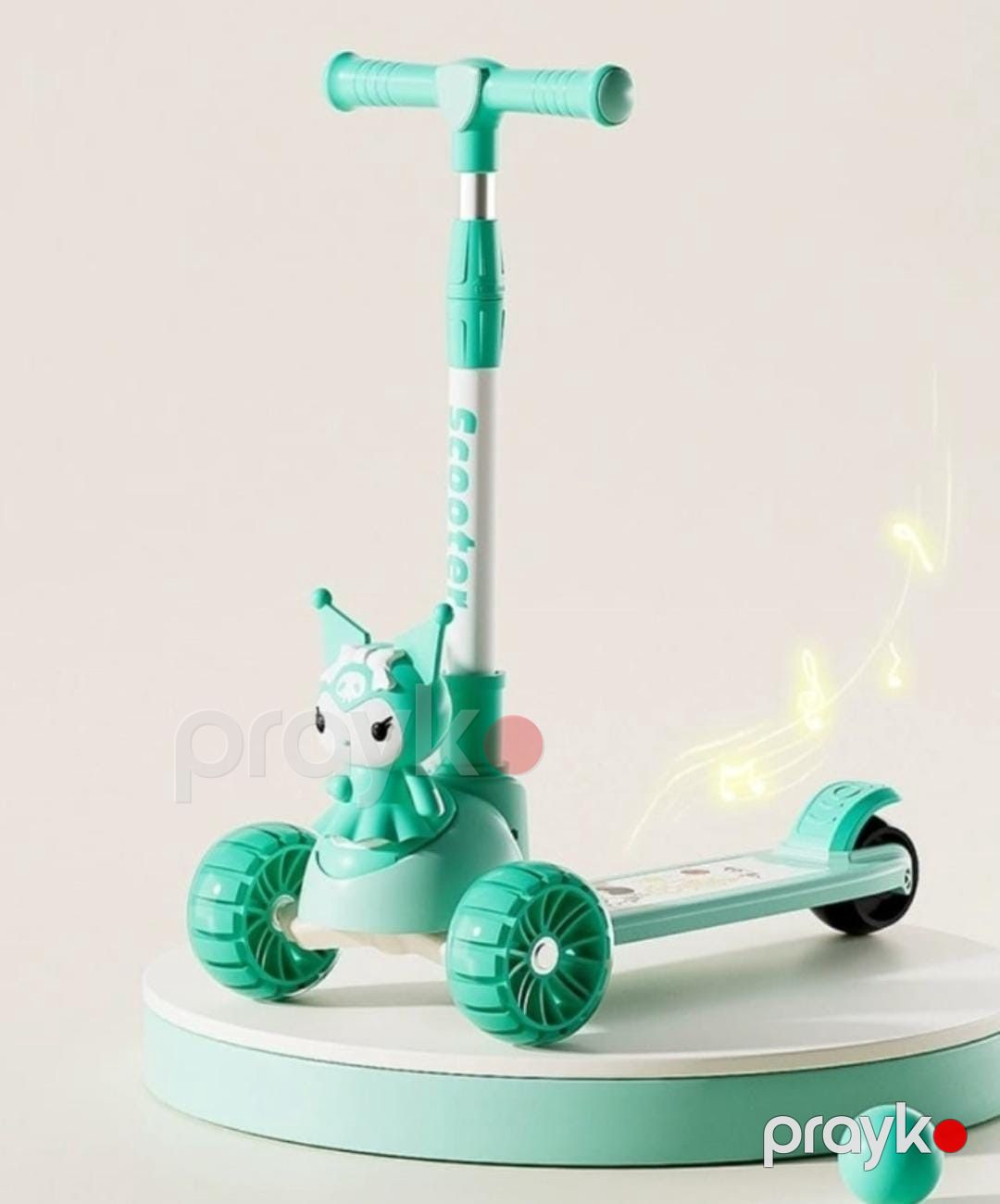 Uşaq samokatı, yaşıl, 3+ yaş — Mallar, Bakı