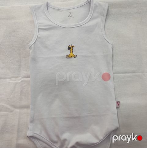 Qızlar üçün bodi 80884004, ağ, pambıq, ölçü 1 yaş — Bakı