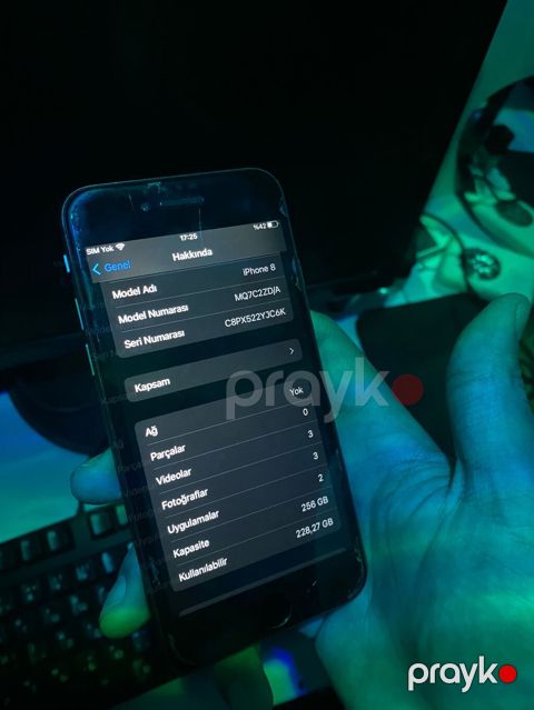 IPhone 8, 256 GB, Qara, Barmaq izi — Bakı