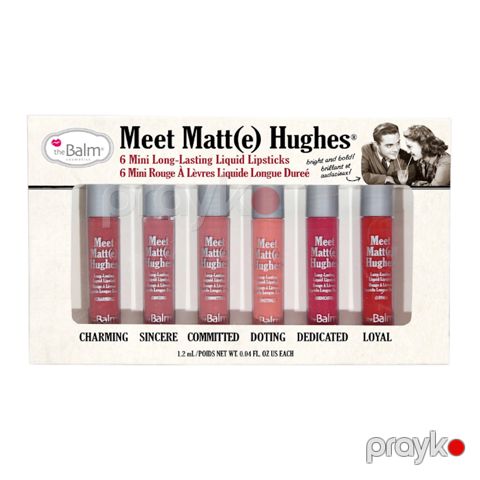 Dodaq boyası dəsti theBalm Meet Matte Hughes 6 х 1.2 ml — Bakı