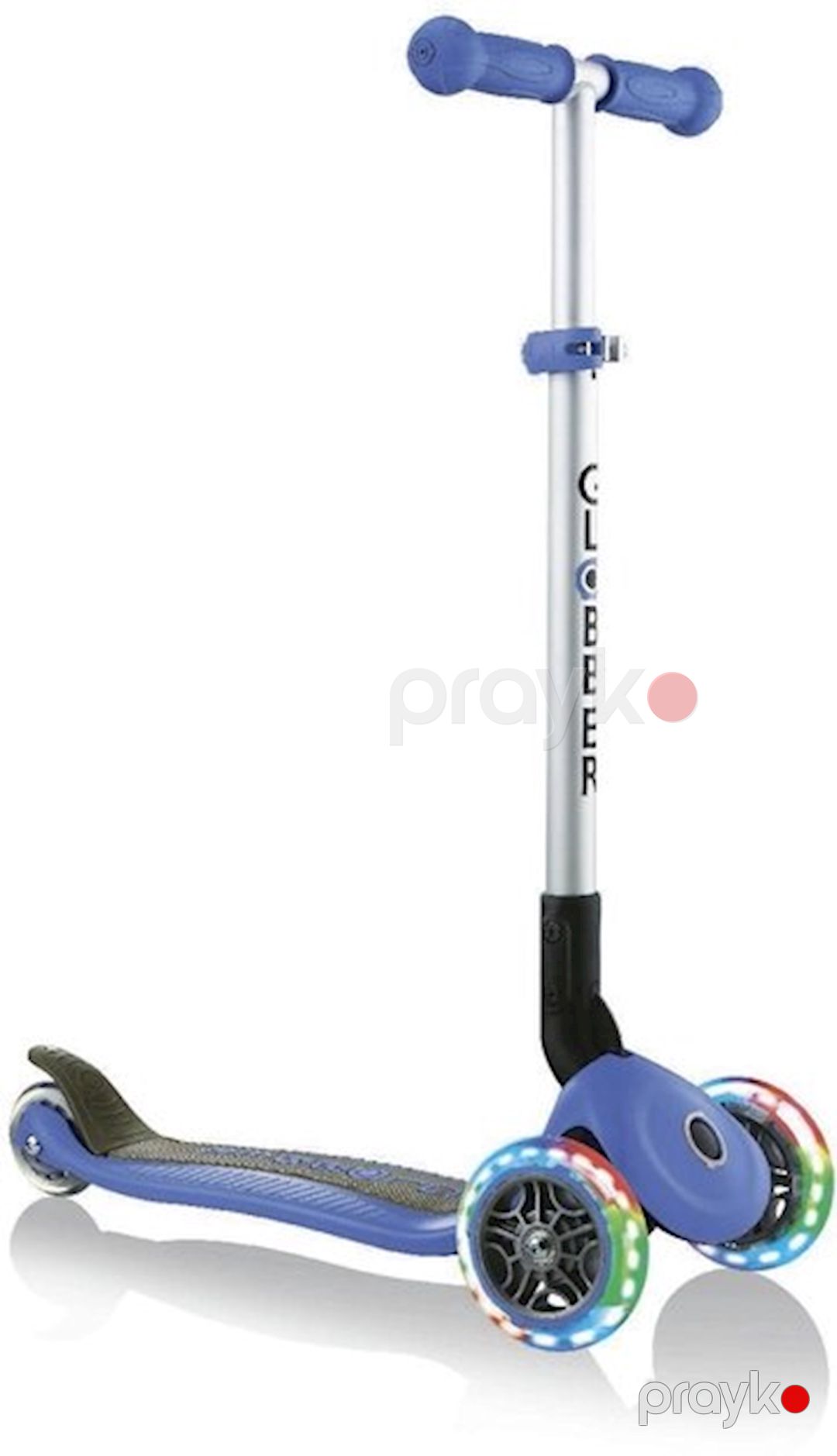 Yığılan skuter Globber Primo Foldable Lights, mavi/qara — Mallar, Bakı (2)