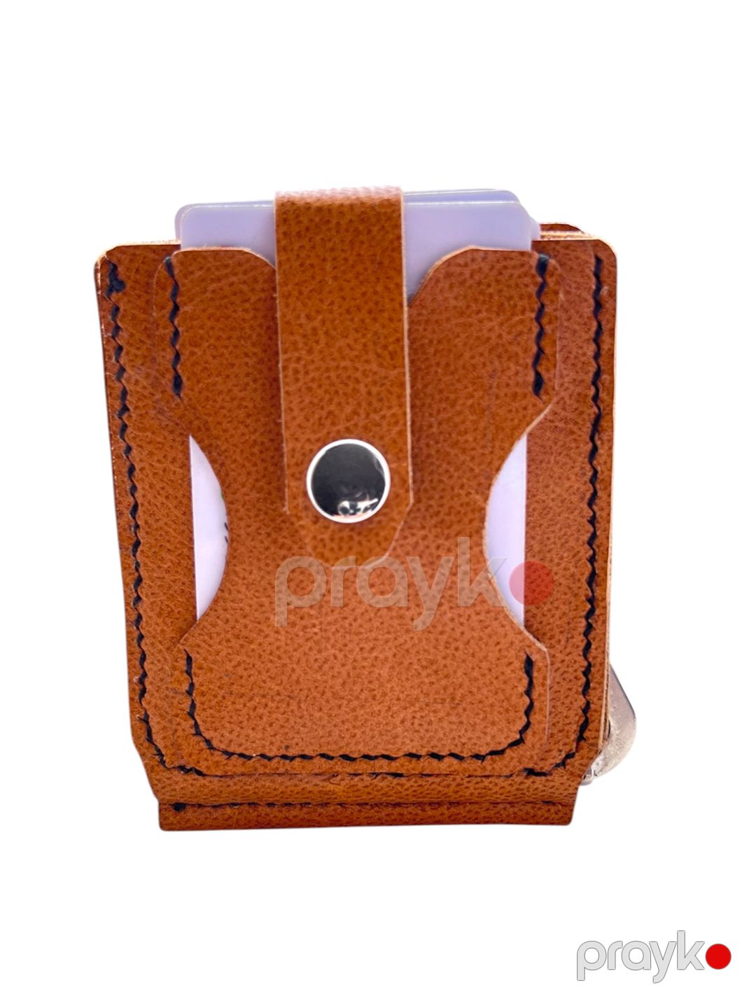 Kredit kart qabı 14007071, dəri, 7.5x10 sm, qəhvəyi — Mallar, Bakı