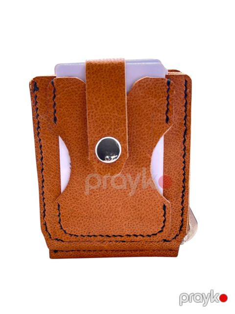 Kredit kart qabı 14007071, dəri, 7.5x10 sm, qəhvəyi — Bakı