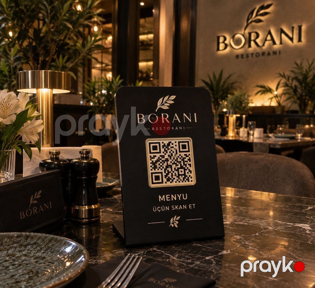 QR menyu stendləri Restoran və kafelər üçün fərdi QR menyu stendləri — Digər, Bakı (2)
