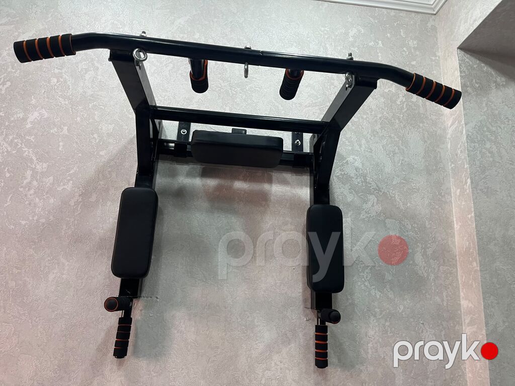 Divar tipi çoxfunksiyalı turnik–dip–press avadanlığı - 3‑ü 1‑də — Digər simulyatorlar, Bakı (2)