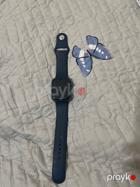 Apple Watch Series 7 Aluminum Blue 45mm — Bakı