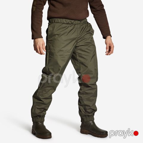 Kişilər üçün idman şalvarı Decathlon Solognac 100, yaşıl, poliester, ölçü M — Bakı