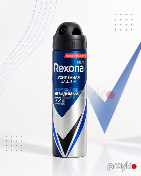 Dezodorant Rexona Men Усиленная защита Прозрачный Лед 150 ml — Bakı