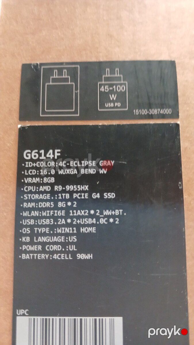 Noutbuk Asus Rog Strix G16 RTX 5060 8 GB — Noutbuklar, Bakı (3)