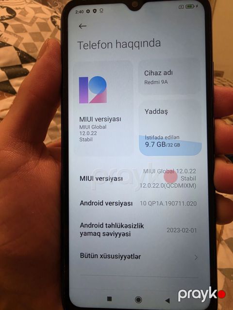 Redmi 9A, 32 GB, rəng - Mavi, İki sim kartlı — Bakı