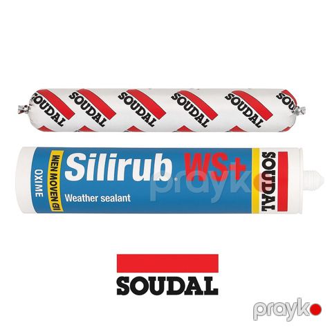 Dərz silikon "Soudal WS+ 600ml qara" — Bakı